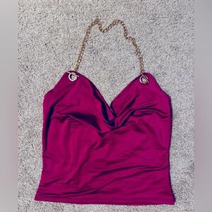 Chain halter top